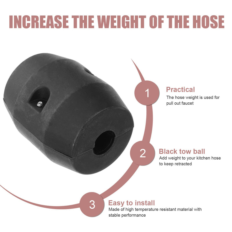 HEMOTON Faucet Weight Ball Pulldown Sink Hose Faucet Weight Replacement Kitchen Hose Weight Heavy Ball Replacement Part