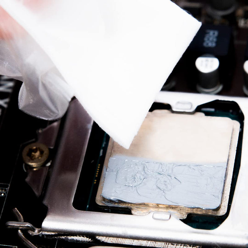 Kooling Monster KOLD-01, High Performance Silicone Thermal Paste for Cooling All CPU/Heatsinks, Silicone Paste Designed for Easy Spreading, Inc. Gloves & Cleaning Wipes, No Odor (0.7ml/1.8g) 0.7ml/1.8g