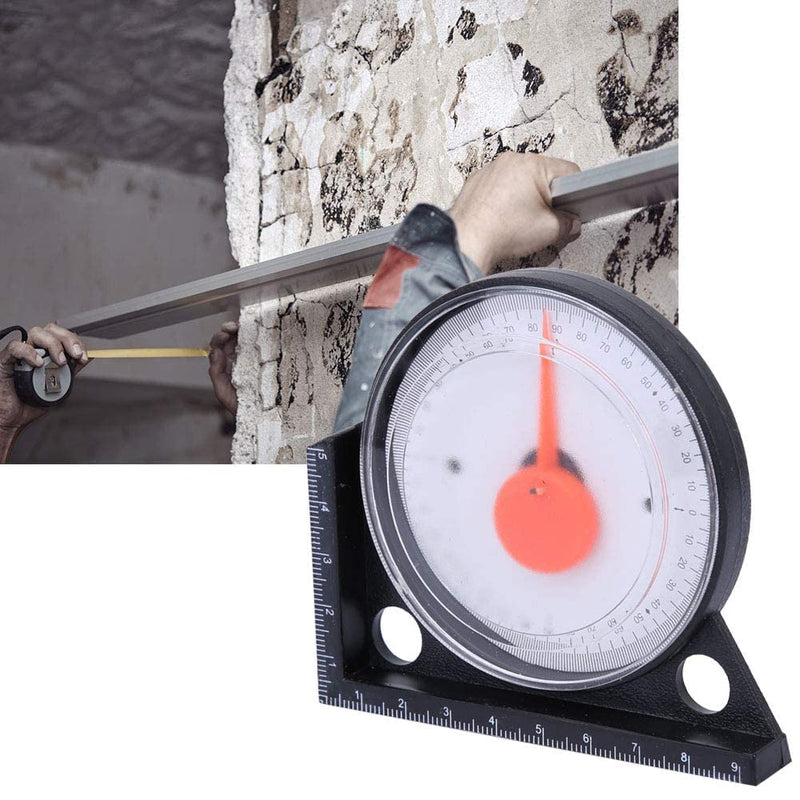 Protractor High Precision Multifunctional Inclinometer Angle Finder Level Gauge Measuring Tool Tilt Angle Finder Tilt Level Meter (9.5 x 5 cm)