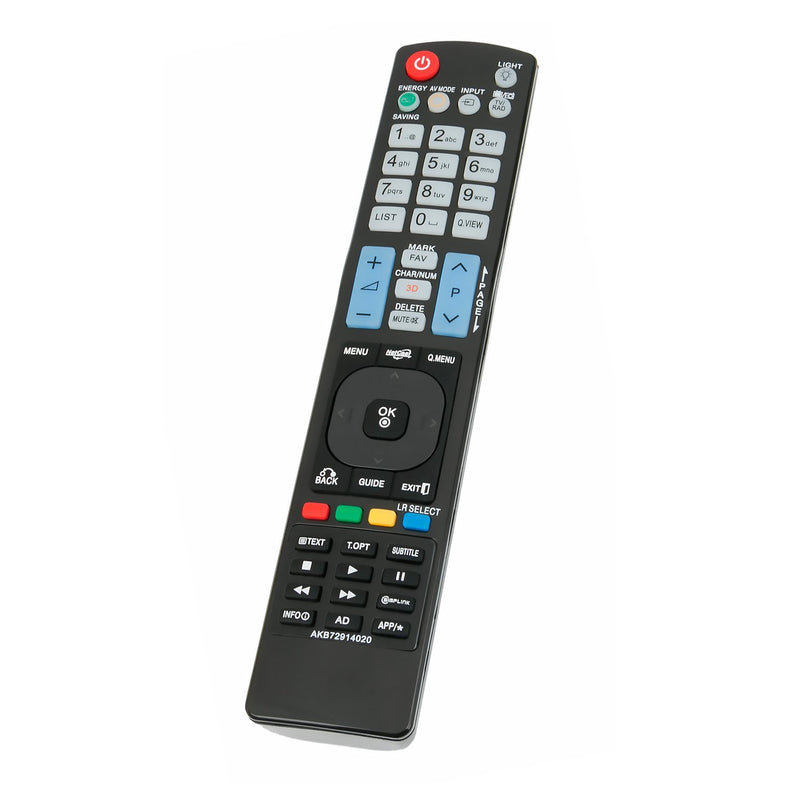 New AKB72914020 Replace Remote Control fit for LG LCD LED Plasma TV 32LD550 32LE5400 42LD550 46LD550 47LD650 47LE7500 47LEX8 47LW575S 47LX6500 50PK750 50PK950 50PZ550 52LD550 55LD650 60LD550 72LEX9