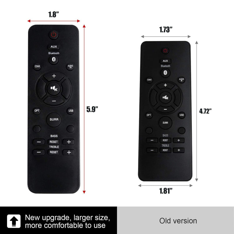 Remote for Philips Bluetooth Soundbar HTL2101A/F7 HTL2111A/F7 HTL2160/F7 /F7996510059695 HTL996580004176 HTL1170BF7 HTL1170B/F7 HTL1177BF7 HTL1177B/F7 RT996580004176
