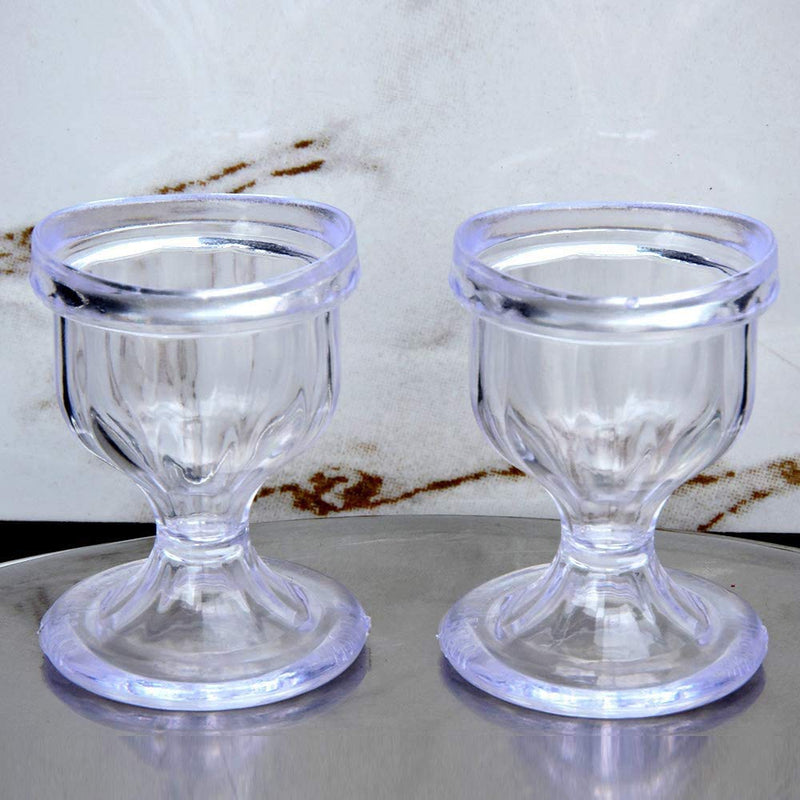 Eye Wash Cup Set of 2 - Soothing Relief from Allergens, Irritants, Makeup, Dust, Dry Eyes