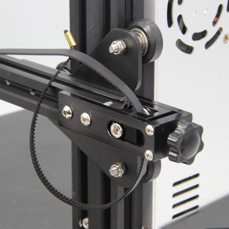 Zeberoxyz Upgrade 2020 Profile X-axis+4040 Double Slot Profile Y-axis Synchronous Belt Stretch Straighten Tensioner for Creality Ender-3 Pro/Ender3 V2/CR-20 Pro 3D Printer Parts (X2020+Y4040) X2020+Y4040