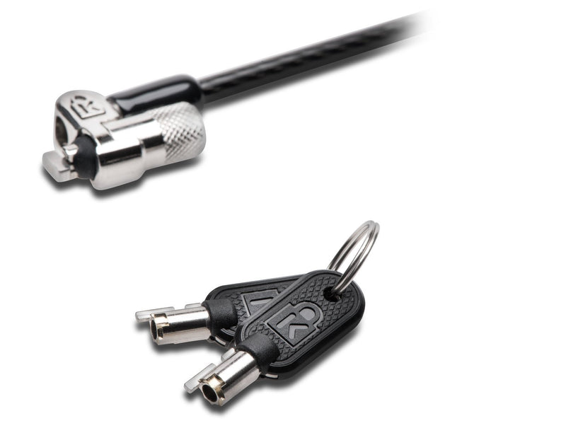 Kensington Cable Lock for HP Laptops, Lenovo, Asus, Acer & Other Devices - NEW Smaller & Stronger Pivoting Lock head (K65035AM)