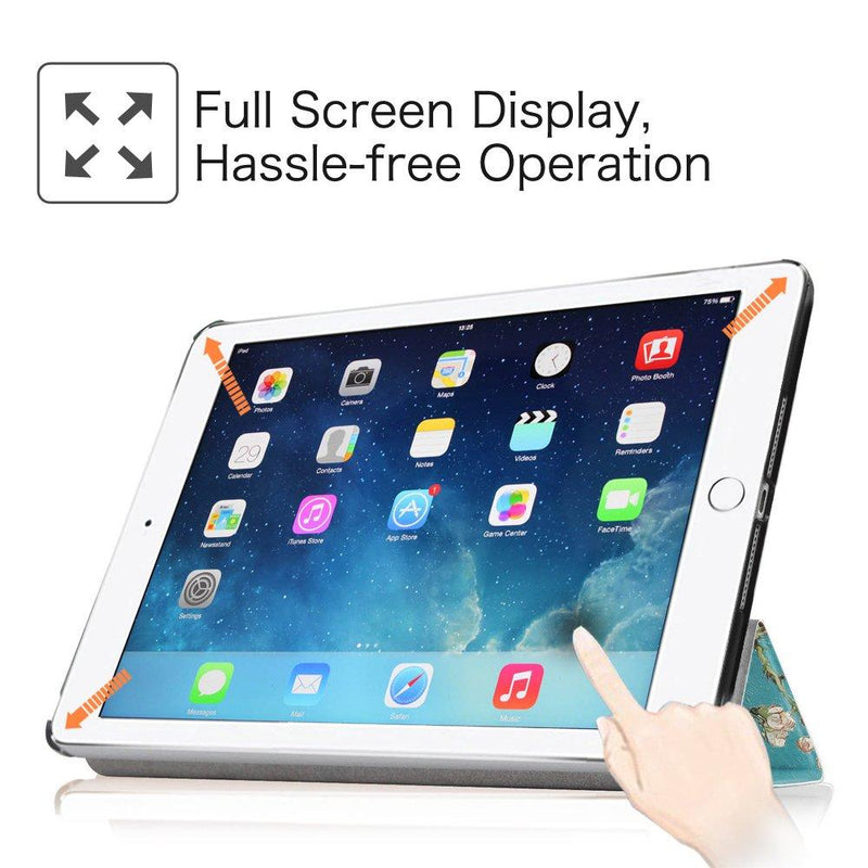 Fintie Case for iPad Air 2 9.7" - [SlimShell] Ultra Lightweight Stand Smart Protective Cover with Auto Sleep/Wake Feature for iPad Air 2, Blossom Z-Blossom