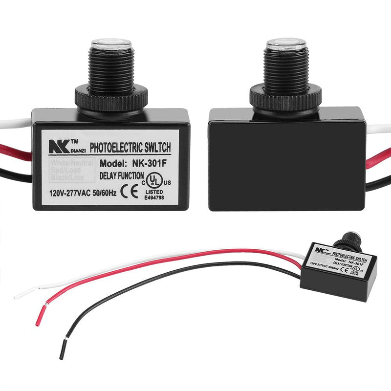 120-277V Dusk to Dawn Sensor Photoelectric Switch Light Photocell Sensor Lighting Switch