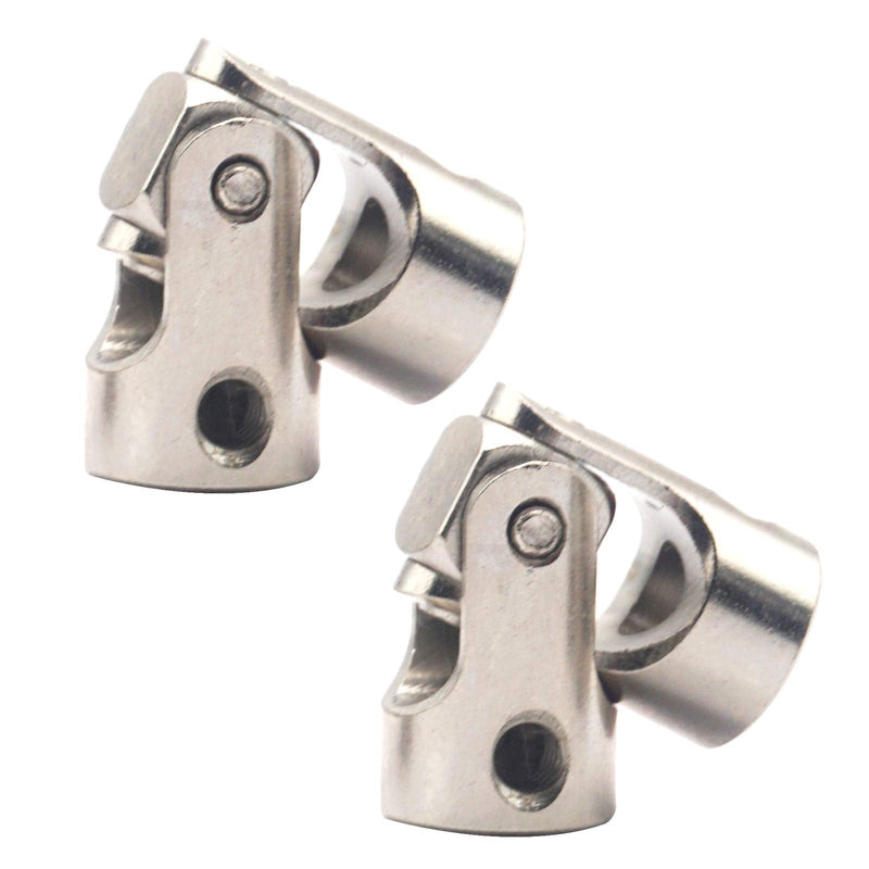 5Pack Vgoohobby Universal Rotatable Steering Shaft U Joint Coupling Motor Connector Coupler for RC Car Robot Crawler Boat (4mm to 5mm) 4mm to 5mm