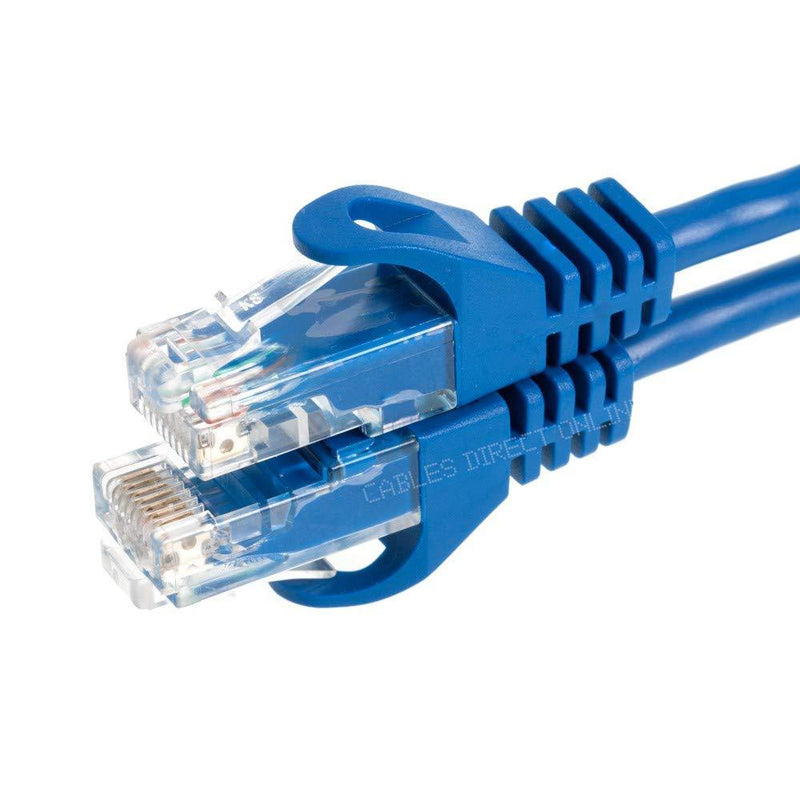 Cables Direct Online Snagless Cat5e Ethernet Network Patch Cable Blue 10 Feet 10ft