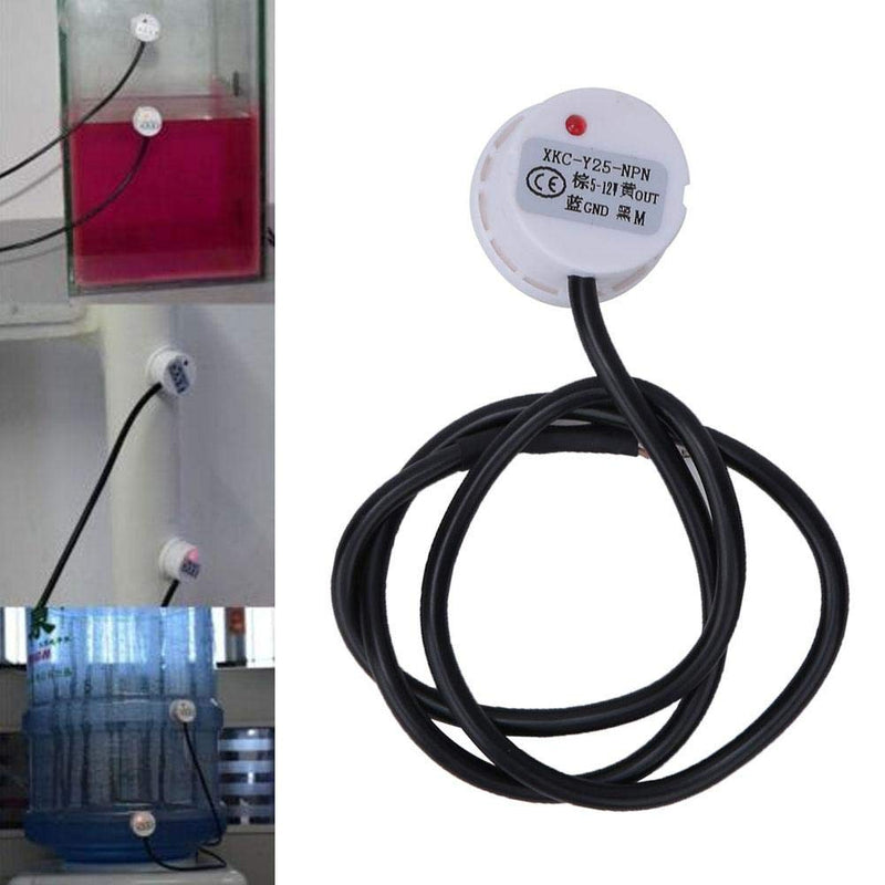 Non-Contact Liquid Level Sensor Water Tank Level Sensor NPN Output Interface IP67 Waterproof XKC-Y25-NPN 5-12V