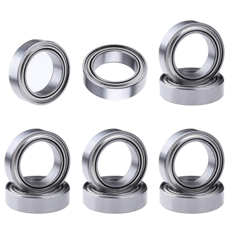 Hobbypark 10pcs RC Ball Bearing 10x15x4mm Metal Shielded Sealed Deep Groove 6700ZZ for Car Buggy Monster Truck Fit Redcat HSP Traxxas etc