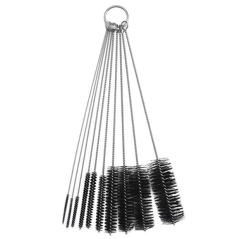 LoveInUSA Straw Cleaner Brush, Nylon Tube Brush Set Small Bottle Brush Nylon Pipe Tube Cleaner 8 Inch, Set of 10pcs