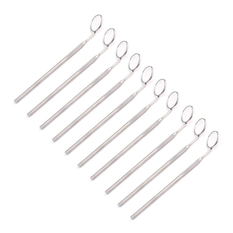 OdontoMed2011® 10 Pieces Dental Mouth Mirror #5 with Handle Stainless Steel