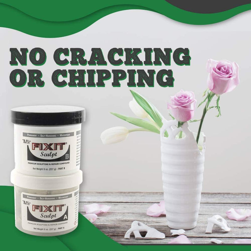 Fixit Sculpt 1 Lb. Epoxy Clay -Two Part Kit of All Purpose Adhesive