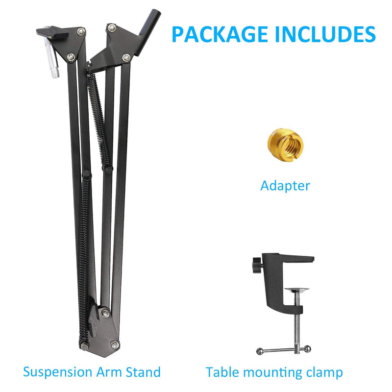 HyperX SoloCast Boom Arm Stand - Professional Adjustable Scissor Mic Stand Compatible with HyperX SoloCast Microphone by YOUSHARES