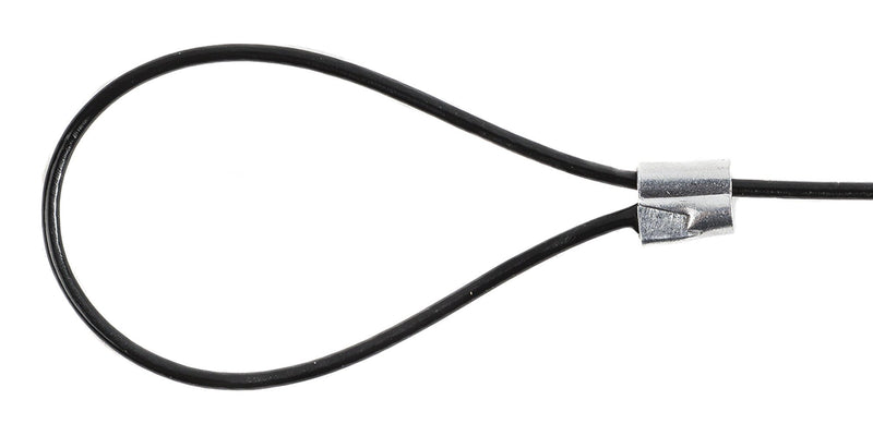 TetherTies Heavy Duty Cable Tethers 10 Pack Black | Pre-Assembled, Tamper-Resistant Cable Tethers | Secure Your Computers, Adapters & Dongles | Easy Installation | Free Crimping Tool 10 Pack-Heavy-Duty