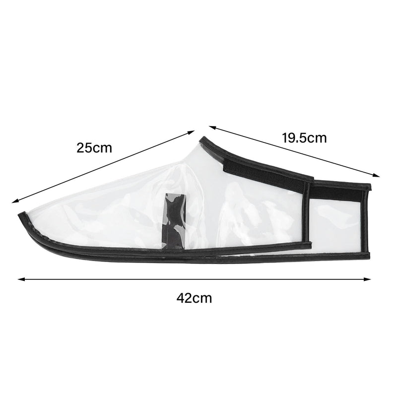 Hairdressing Shoe Covers, Foldable, Reusable, Dustproof, Salon Hairdressing Shoe Covers, Transparent Shoe Covers to Protect Your Shoes, 1 Pair(L) L