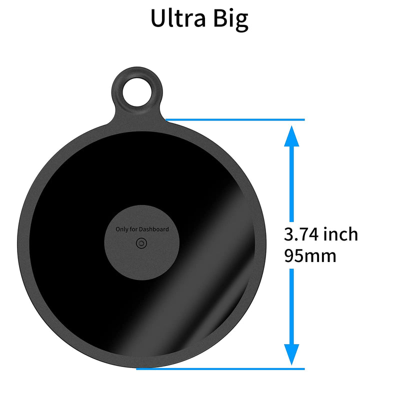 Sticky Adhesive Mounting 3M Pad for Dashboard & Suction Cup Car Phone Holder, GPS Suction Mount, Oqtiq Replacement Heat Resistant Stickers for Car, Truck, Van, 95mm Diameter, 2 Pcs