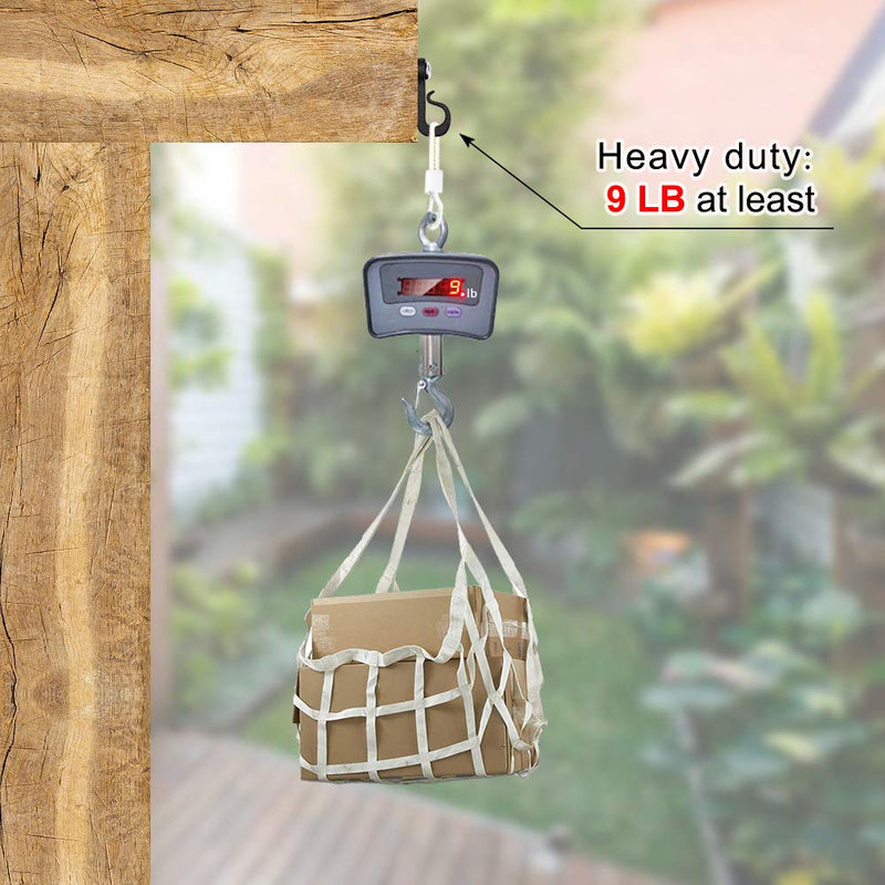 SELEWARE Pack of 40 Q-Hanger, Home Christmas Lights Hanger Hooks with Phillips Screw for Garage New Year Party Outdoor Easy Release Wire and Fairy Led Lights, Widthwise Screw