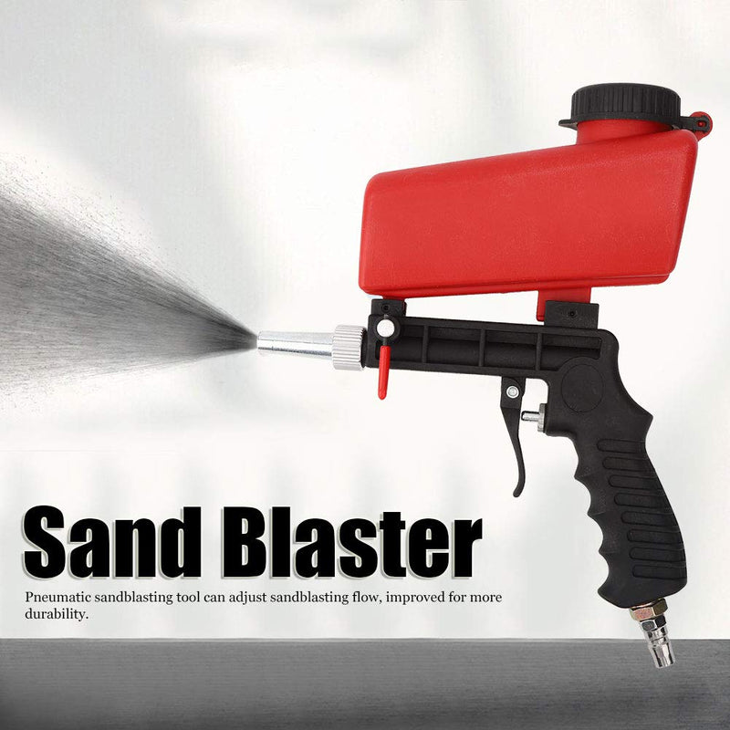 Mini sandblasting device, high pressure cleaner sandblasting gun, mini handheld portable dry ice blasting device compressed air, pneumatic aluminum lightweight sandblaster