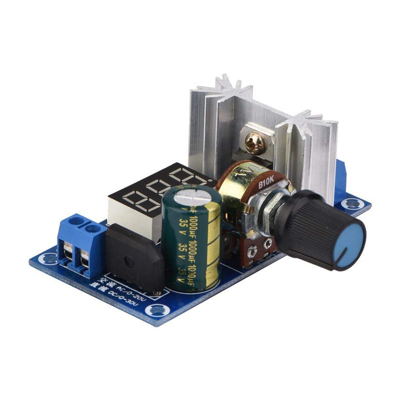 317 Adjustable Power Supply LM317 Power Regulator Adjustable Voltage Regulator Digital Voltage Display Power Supply Board