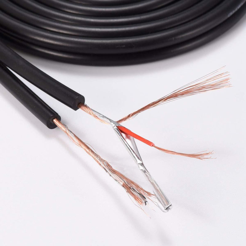 RCA Extension Cable - Gold Plated 3 RCA Male to 3 RCA Female Audio Video Extension Cable 3RCA Male to Female Audio Composite Extension Video Cable DVD CD AV TV (15ft/4.5m) 15ft/4.5m