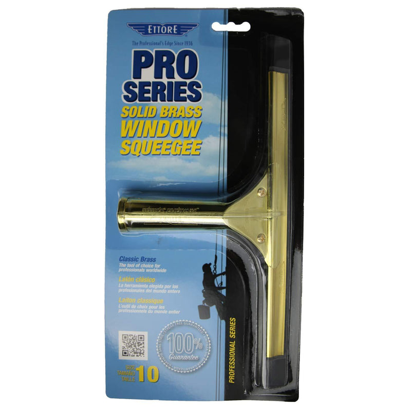 Ettore Brass Squeegee, 10-Inch