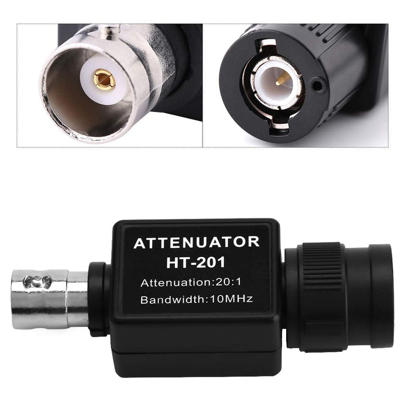 HT201 Attenuator Signal Attenuation Osciloscopio Parts 20:1 Multifunctional passive attenuator Osciloscopio attenuator for oscilloscope for signal generator