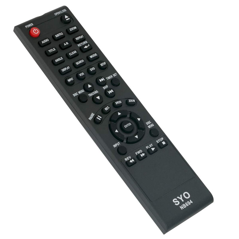 NB694 NB694UH Replacement Remote Control Applicable for Sanyo DVD VCR FWDV225F
