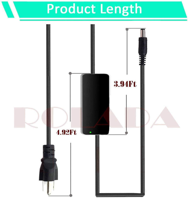 65W Laptop Charger AC/DC Adapter for HP Pavilion G4 G6 G7 M6; EliteBook 2540p 2560p 2570p 2730p 2740p 2760p 6930p 8440p 8460p Revolve 810, 820-G1, 820-G2, 840-G1, 840-G2, 850-G1, 850-G2 Folio 9470m