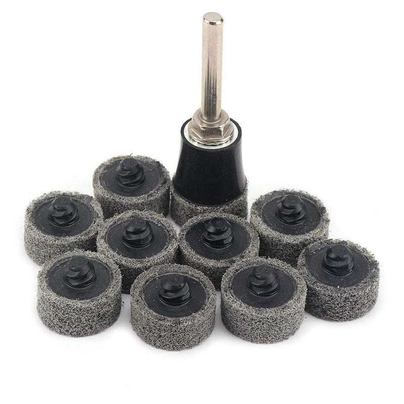 68Pcs 1 inch Quick Change Sanding Discs Set Fine Medium Coarse Grit Discs Surface Conditioning Discs R-Type Quick Change Disc with 1/4'' Shank Disc Pad Holder for Die Grinder