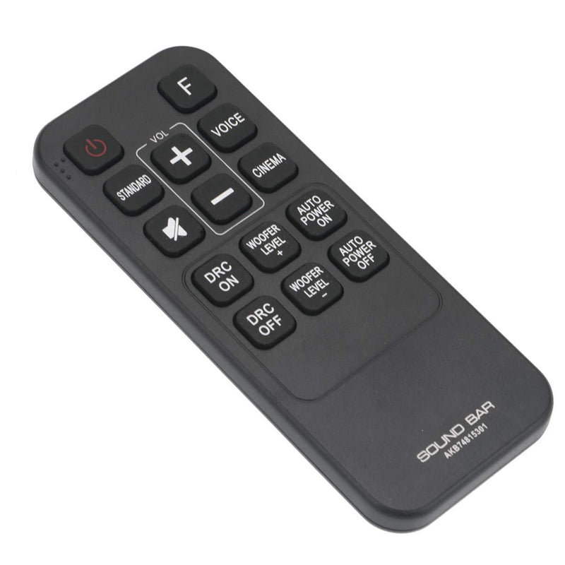 AKB74815301 Remote Control Replacement Applicable for LG Soundbar S55A3-D LAS454B S45A1-D LAS453B SH3B SPH3B-W SH3K SJ4Y SPH4B-W LAS485B Sound Bar