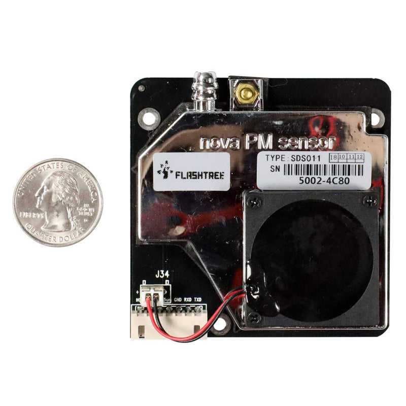 flashtree PM Sensor SDS011 High Precision PM2.5 Air Quality Detection Sensor Module Super Dust Sensors Digital Output for Arduino