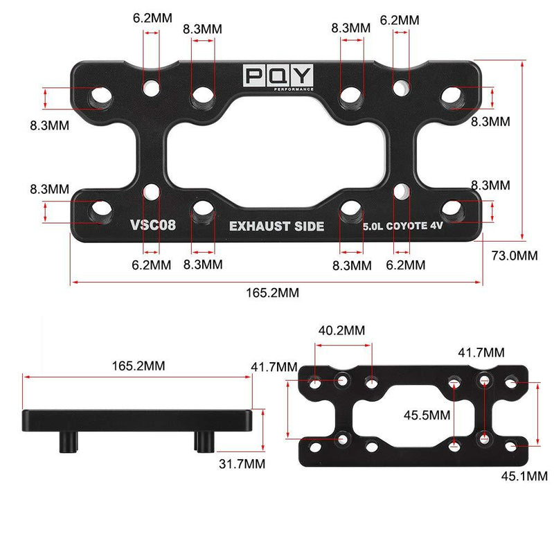 PQY Engine Valve Spring Compressor Tool Compatible with Modular Ford F-150 5.0L Mustang Coyote 4 Valve Engine Trac Magnetic Screw Retainer Black