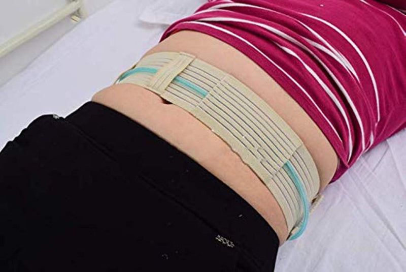 Catheter Fixation Device Abdpminal Dialysis Belt Patient Drainage Tube Belt Medical Professional Nursing for Patients (L(35"-45")) Large (Pack of 1)