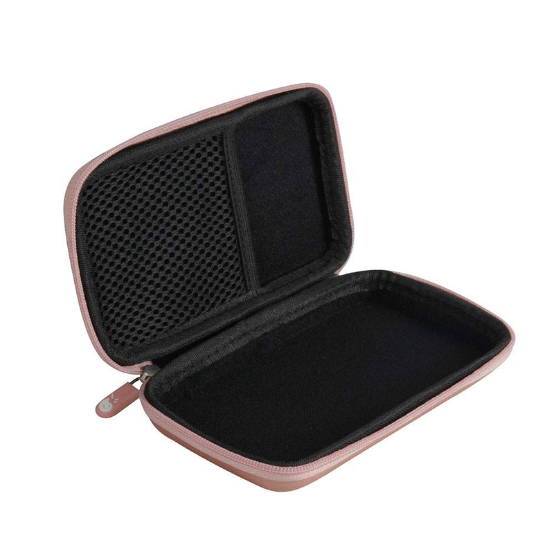 Hermitshell Hard Travel Case fits EnergyCell/POWERADD Pilot 4GS 12000mAh 8-Pin Input Portable Charger (Rose Gold) Rose Gold