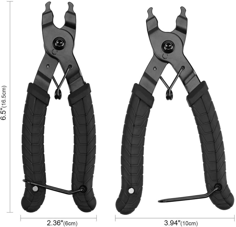 Oumers Bike Link Plier, Chain Plier Missing Link 2 in 1 Opener Closer Remover Plier/Bicycle Chain Plier Compatible with All Speed Chains Repair, Link