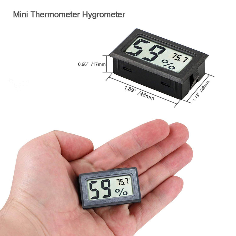 Mini Hygrometer Thermometer Digital Indoor Humidity Gauge Monitor with Temperature Meter Sensor Fahrenheit (℉)