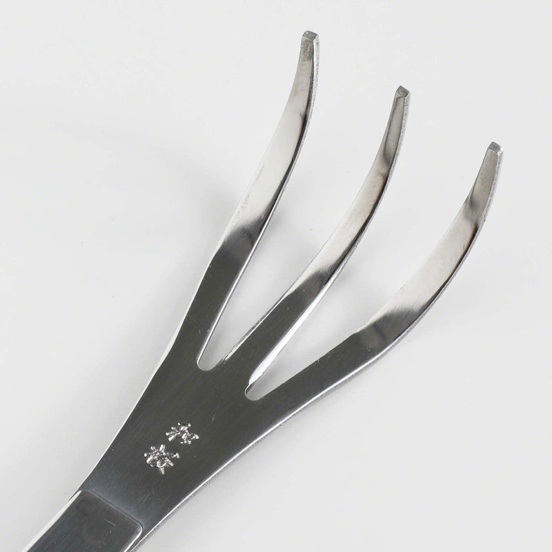 Wazakura 2 in 1 Bonsai Tweezers with Root Rake in Stainless Steel Made in Japan 8.6in (220mm), Professional Bonsai Tool, Japanese Precision Gardening Tongs for Plants Stainless Steel Tweezers with Rake