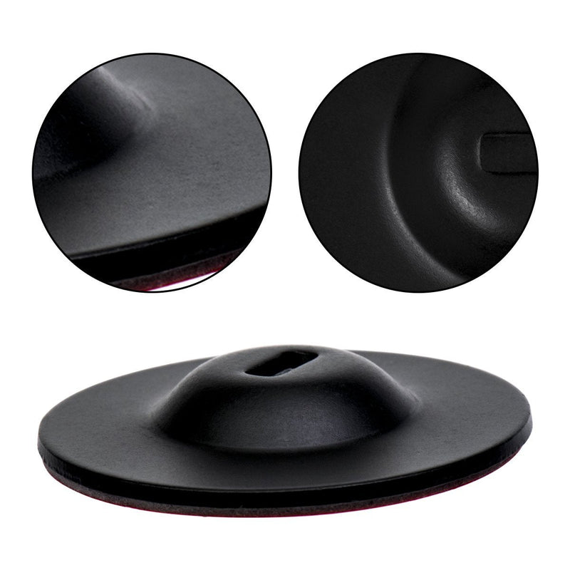 I3C Anchor Plate Adhesive Security Plate, Laptop Lock Plate with Slot, Universal Lock Plate for Laptop, Monitor, iPhone Smart Phone, MacBook Pad Ipad, Tablet, Other Electronic Products (Black 4pcs) 4pcs black