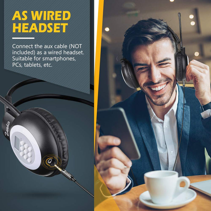 Zeadio Walkman Headphone Radio, FM Stereo Headset Radio Receiver
