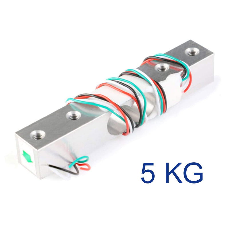 ALAMSCN Digital Load Cell Weight Sensor + HX711 Weighing Sensor ADC Module for Arduino DIY Portable Electronic Kitchen Scale Kit (5KG+HX711) 5KG+HX711