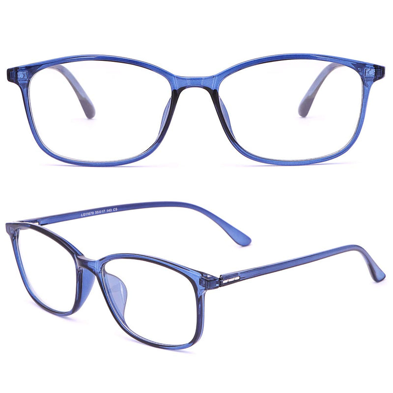 Blue Light Blocking Computer Reading Glasses Photochromic Anti Glare Sunglasses 11679-blue