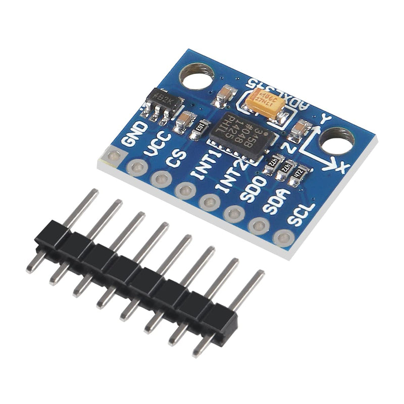 8Pcs GY-291 ADXL345 3-Axis Digital Three-axis Acceleration of Gravity Tilt Inclination Module IIC/SPI Transmission for Ardu ino 8