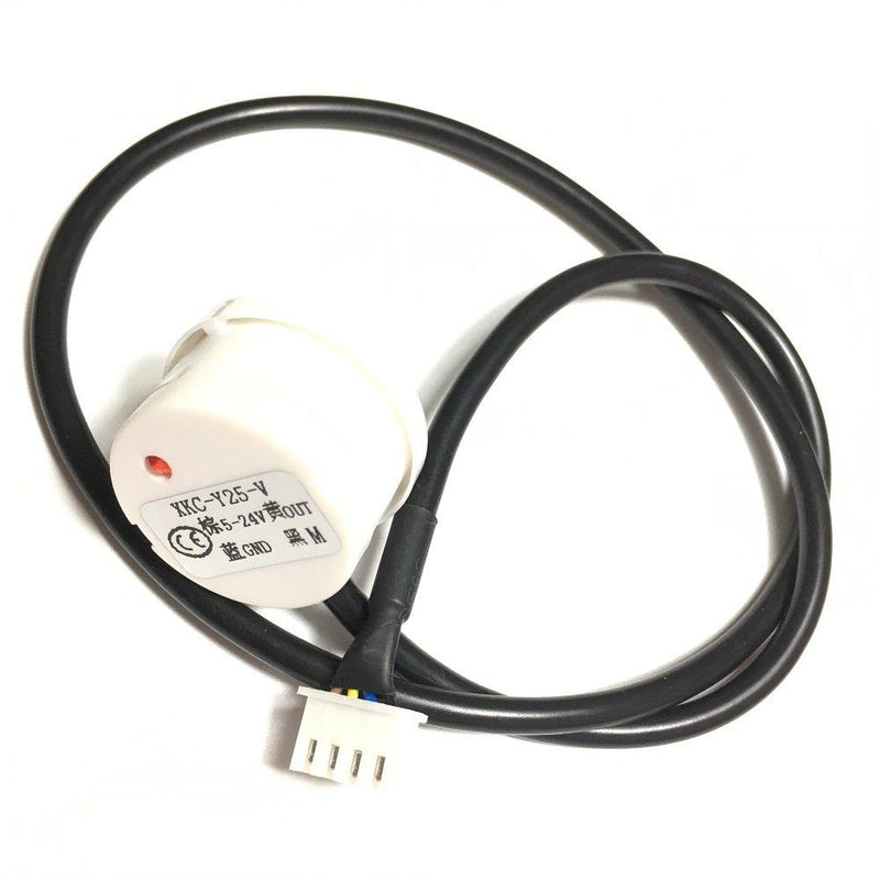Taidacent Non-Contact Liquid Level Sensor Contactless Water Level Sensor Externally Attached Liquid Induction Level Switch Water Level Switch (PNP Output(24V)) PNP Output(24V)