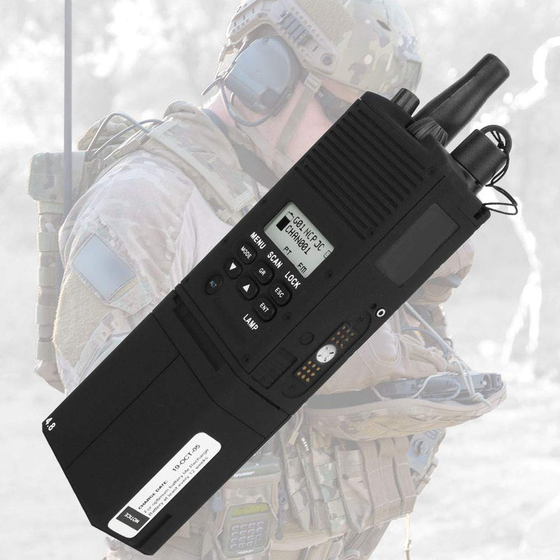 VBESTLIFE Walkie Talkie Model, Durable Plastic Dummy 2 Way Radio Case Cosplay Prop