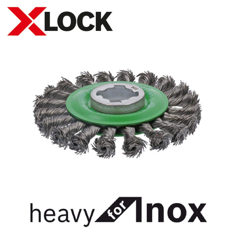 Bosch Professional 1x Disc Brush Braided Wire Heavy (for Inox,