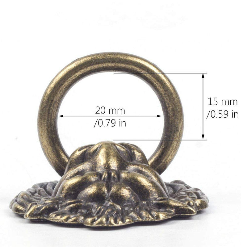 Tvoip 3Pcs Phone Holder Metal Lion Mobile Phone Ring Stand Universal Desktop Bracket Plating Retro Style Lion Head Finger Holder Buckle