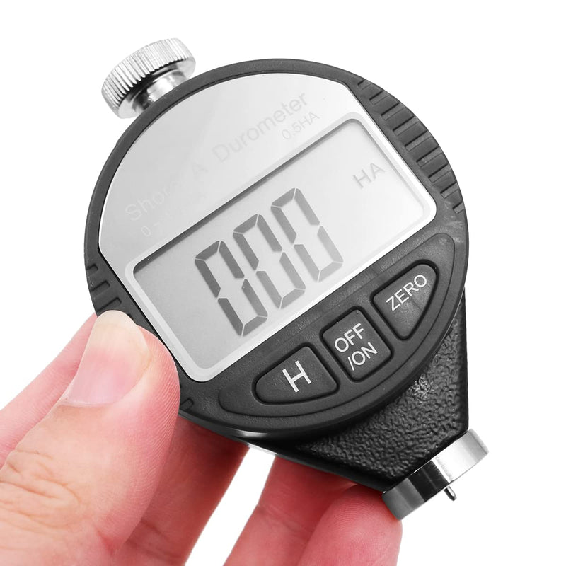 VOANZO Portable 0-100HA Hardness Tester Display Durometer Tire Gauge for Rubber Tires Plastic Thermal Floor Bowling Ball