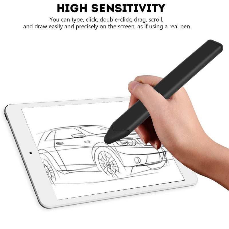 Stylus Touchscreen Pen, Universal Replacement Flat Capacitive Touch Screen Stylus Pen Compatible with Tablets Smart Phones (Black)