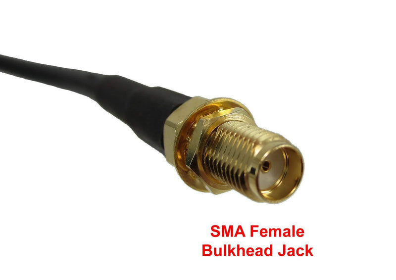 25 ft Low-Loss Coax Extension Cable (50 Ohm) - SMA Male to SMA Female - Antenna Lead Extender for 3G/4G/LTE/Ham/ADS-B/GPS/RF Radio Use (Not for TV or WiFi) 25 ft